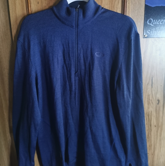 Icebreaker Other - M Men's Blue Zip Up Sweater
